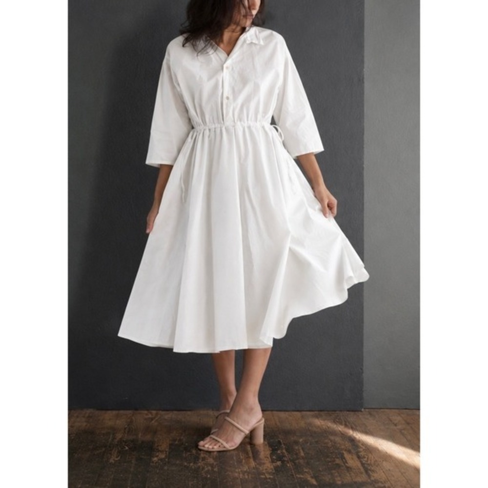 LABO.ART Abito Virgola Midi Dress with Pockets